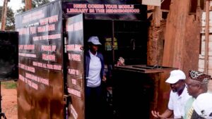 No Limit International launches a new mobile library in Yaoundé’s Emana neighborhood in Cameroon.